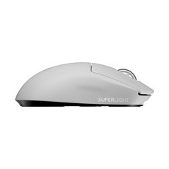 Logitech PRO X SUPERLIGHT Wireless Gaming Mouse - Ultra-Lightweight Optical Wireless Gaming Mouse in White - Unleash Your Gaming